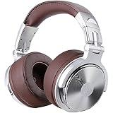 OneOdio Over Ear Kopfhörer Geschlossene Studiokopfhörer mit Kabel, Mikrofon,Share Port, Protein-Leder-Ohrmuscheln für Podcast, Recording, Monitoring PC TV Adapter Frei Stereo DJ Headphones