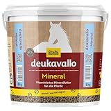 Deukavallo Mineral 8 kg Vitaminiertes Mineralfutter für Pferde, sichert die Grundversorgung mit Allen wichtigen Vitaminen und Mineralstoffen