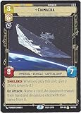 Spark of Rebellion - 185/252 - Chimaera, Flagship of The Seventh Fleet - Rare - English - mit Octibus TCG Basar Dankeskarte - für Star Wars - Unlimited