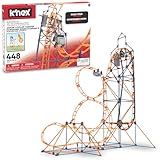 K'NEX 80216 Amazin' 8 Achterbahn-Baukasten, buntes Konstruktionsspielzeug für Jungen und Mädchen, Achterbahnspielzeug für Kinder, 448-teiliger Baukasten ab 7 Jahren