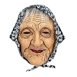 Boland - Maske für Erwachsene aus Latex für Mottparty und Karneval, Oma und Opa, Accessoire für Kostüme zur Mottoparty