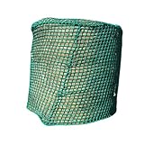 Heunetz für Pferde, Heunetz Rundballen 150 cm x 150 cm - Maschenweite 4,5 x 4,5cm, Hohe Belastbarkeit Rundballennetz, Heuballennetz Engmaschig für Landwirtschaftliche Pferdebetriebe Viehzucht (Grün)