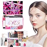 Komplettes Make-up-Set: Reise-Make-up, Kosmetik-Set, erstmaliges Make-up-Set, professionelles Make-up-Set, Kosmetik-Set für Damen mit Tasche