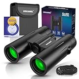 USCAMEL Fernglas 12 x 32 für Erwachsene, hohe Leistung, Fernglas für Vogelbeobachtung, kompaktes Fernglas mit geringem Gewicht und verstellbar für Sport, Jagd, Konzert, Reisen