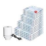 MEIQIHOME 16er Set Vakuumbeutel mit Elektrischer Pumpe – 4J/4L/4M/4S – Kompressionsbeutel für Kleidung, ideal für Umzug, Reise, Lagerung