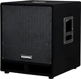 McGrey PAS-115 Passiv-Subwoofer - 15' Woofer - Belastbarkeit: 300 Watt (RMS) - Impedanz: 4 Ohm - Frequenzgang: 45 Hz - 1,5 kHz - Anschlüsse im Klinken- und SPK-Format - Robustes Holzgehäuse