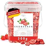 Erdbeeren gefriergetrocknet in Scheiben 300g gefriergetrocknete Früchte frei von Zuckerzusatz und Zusatzstoffen Deutschland