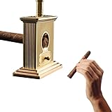 WEIMILOR Große Tisch-Quad-Guillotine und Tisch-Guillotine-Zigarrenschneider mit Schublade für Schnitte