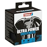 tesa Ultra Power Under Water Repair Tape - Reparaturband für Reparaturen auf trockenen und nassen Oberflächen - wetterbeständig - 1,5 m x 50 mm