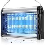 Seseno Insektenvernichter Elektrisch, 2500V 20W, Mückenlampe mit 2 UV-Licht, Innenbereich Mückenfalle, Praktisches Hakendesign, Nsektenfalle Ungiftig Geruchsneutral, Geeignet für Büro, Haus