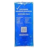 3 Stück 12 cm x 29 cm Kalt Warm Kompresse Mehrfachkompresse Wiederverwendbar Coolpack Mikrowellen geeignet Ideal für Sport und Freizeit lange Kühl dauer