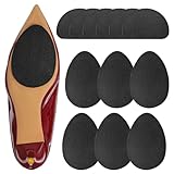 TIESOME 12 Stück Selbstklebender Sohlenschutz, Gummisohlen zum Aufkleben, Schuhgriffe auf der Unterseite der Schuhe Rutschfeste Schuh-Pads Männer und Frauen für High Heels Canvas Schuhe Lederschuhe