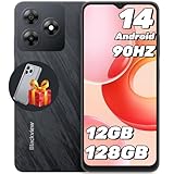 Blackview Wave 8 Handy Ohne vertrag Android 14, 12GB+128GB/2TB TF, 90Hz 6.56', 5000mAh Smartphone ohne vertrag Günstig, Octa Core, 13MP+8MP, Dual SIM/Fingerabdruck/GPS/OTG/Handytasche/Härtungsfolie