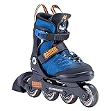 K2 Skates Jungen Inline Skates Raider PRO, Black - Blue - orange, 30D0221.1.1.L