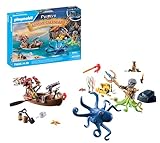 PLAYMOBIL Pirates 71636 Adventskalender: Piraten, 24 spannende Türchen, inklusive Zwei Figuren, Einer Riesenkrake und Zubehör, Adventskalender 2024, Spielzeugabenteuer für Kinder ab 4 Jahren