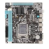 LGA 1155 Gaming-Motherboard, 6 USB2.0, DDR3 1600 MHz, M.2 NVMe NGFF, 3 SATA2.0, PCIe X16, RJ45 100 Mbit/s LAN, HDMI, Micro-ATX-Motherboard für LGA1155 Sockel I3 I5 I7, für Pentium