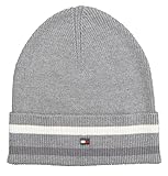 Tommy Hilfiger Strickmütze Mütze Beanie Grau One Size