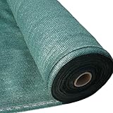 Masgard® Schattiergewebe 150 g/m² Verschiedene Abmessungen (Schattierwert ca. 90%) Sonnenschutz Sichtschutz Windschutz Zaunblende (1,50 m x 10,00 m = 15 m² (gefaltet))