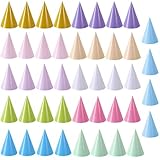 agogue 44 Stück Partyhüte Kindergeburtstag, Party Hüte, Geburtstagshüte Partyhut Kinder Kuchenkegel Partyhütchen Bunte Verwendet Geburtstag Dress Up Party Dekoration und Feiern