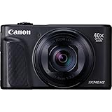 Canon PowerShot SX740 HS Lite Edition Digitalkamera (20,3 MP, 40-Fach optischer Zoom, 7,5cm (3 Zoll) Display, DIGIC 8, 4K Ultra HD, HDMI, WLAN, Bluetooth, Blendenautomatik, Zeitautomatik), Schwarz