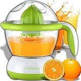 Retoo Zitruspresse Orangenpresse Elektrische Saftpresse Fruchtpresse Zitronenpresse für Früchte Citrus Juicer 0,7L 220V 40 Watt Household Citruspresse Automatisch Weiß- Grun