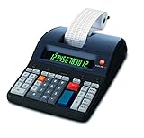 Triumph-Adler B4997000 Tischrechner Druckender, 12-stellig, schwarz