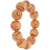 SAFIGLE Holzperlenarmband aus Sandelholz mit Gravierten Drachenmotiven Dekoratives Herren Armband Leicht und Robust Geschenk für Besondere Anlässe