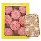 8pcs Ausstechförmchen Weihnachten,Weihnachten Keksausstecher,Plätzchen Ausstecher,Fondant Ausstechformen,Plätzchenformen für Kinder,Cookie Backen Form Set