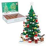 Adventskalender 2025 Weihnachtsbaum Bausatz, Weihnachts Countdown Kalender Baustein 779PCS Set 24 Tage Weihnachts baum Überraschungsboxen Kreative Geschenke für Erwachsene Teens Mädchen ab 6 Jahren