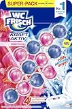 WC FRISCH Kraft Aktiv Duftspüler Blüten-Frische (150 g), WC Reiniger für Reinigung bei jeder Spülung, Duftsteine für langanhaltend frischen Duft, 50% Anti-Kalk Effekt*