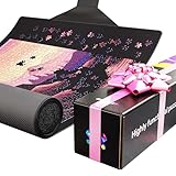 Puzzlup Puzzlematte bis 1500 Teile - 66 x 120 cm - Premium Puzzle Rolle für 500, 1000 und 1500 Teile - In Sekunden zusammenrollen - Puzzle Matte Rolle mit Geschenkverpackung