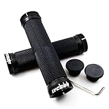 LYCAON Fahrradgriffe Rutschfeste Lenkergriffe, Ergonomisch Fahrrad MTB Griffe, Zwei Seiten Lock-On Bike Lenker Griffe, Fahrradlenker, Fahrrad Lenker Griffe for Scooter Mountainbike Urban Road MTB BMX