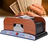 oiakus Automatischer Kartenmischer, Elektronisches Casino-Poker-Kartenmischen, Batteriebetriebener EIN-/Zwei-Deck-Kartenmischsortierer, Zubehör Für Kartenspielwerkzeuge