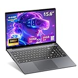 Moacreto Laptop 15,6 Zoll Core i3-8100Y Prozessor 16GB RAM 512GB SSD Win 11 Pro FHD 1920 * 1080 Notebook, mit Typ-C, USB 3.0, Mini HDMI, Wi-Fi, BT5.0, Ziffernblock PC-Computer