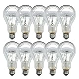 NCC-Licht 10 x Glühbirne 200W klar E27 Glühlampen Glühbirnen Glühlampe 200 Watt Birne