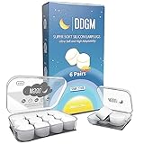 DDGM 12 + 2 Ohrstöpsel zum Schlafen gegen Schnarchen für Damen, Herren, Schwimmbad, DIY. SNR 27 dB aus hypoallergenem und formbarem Silikon.