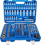 BGS 2243 | Steckschlüssel-Satz Sechskant | 192-tlg. | Antrieb 6,3 mm (1/4') / 10 mm (3/8') / 12,5 mm (1/2') | inkl. Koffer