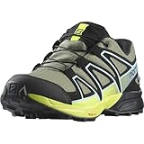 Salomon Speedcross Climasalomon wasserdichte Unisex Kinder-Multisportschuhe, Outdoor-bereit, Grip, Praktischer Komfort, Deep Lichen Green, 34