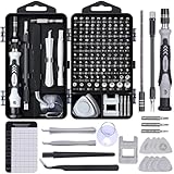 Feinmechaniker Schraubendreher Set Mini Werkzeug: Bluvizo 122 in 1 Klein Schraubenzieher Set mit 101 Bits für Handy PC Computer iPhone Laptop Tablet PS5 Xbox Spielzeug Uhren Kamera