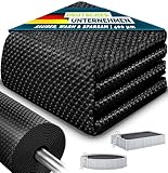 tillvex® Premium Pool Solarplane 400 µm Rechteckig 800x400 cm | Solarfolie Wärmeplane zuschneidbar | Solarabdeckplane Solarabdeckung | Poolheizung Poolsolarplane für Wassererwärmung