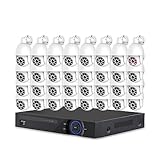 H.265 32CH Sicherheitskamerasystem 4K POE NVR Set Outdoor IP PTZ Kamera Zwei-Wege-Audio-Videoüberwachungsset 8MP P2P-Ansicht Gute BildqualitäT(3T,32CH NVR 32 CAM 8MP)