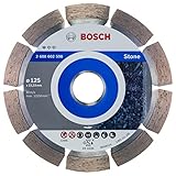Bosch Accessories Diamanttrennscheibe Standard für Stone (für Stein, 125 x 22,23 x 1,6 x 10 mm, Zubehör Winkelschleifer)