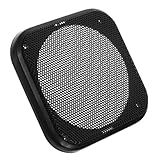 Gatuida Auto Lautsprecher Gitterabdeckung Quadratisch aus Kunststoff und Eisen Schützendes Subwoofer Mesh Passend für Fahrzeuglautsprecher Modernes Design Staubdicht und Robust
