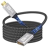Lumivtx HDMI Verlängerung 2M kabel,8K@60HZ 4K@144HZ,HDMI 2.1 Verlängerung kabel Stecker auf Buchse 48Gbps Ultra High Speed UHD HDCP Dynamic HDR10+ eARC kompatibel mit PS5/PS4 TV-Stick HDTV Projektor