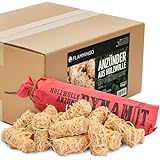 Panorama24 10 kg Kamin-Anzünder und Grill-Anzünder ca. 800 Stück (Ofen-anzünder, Anzündwolle, Anzündhilfe) aus Bio Holz-Wolle und Wachs - schnell und umweltfreundlich