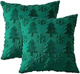 KissenhüLle Samt 30x50 Zierkissenbezug 45x45 Kissenbezug 50x50 2er set Kopfkissenbezug Weihnachten Zierkissen Kissen Dekokissen Sofakissen Bezug Pillowcase Kissenbezüge mit ReißVerschluss(349,18x18 in