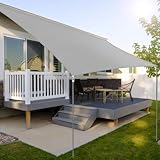 Sonnensegel 3x4m, Sonnenschutz Wasserdicht Windschutz Sonnensegel UV Schutz 99% Sunsegel mit Ösen Schnelle Wärmeableitung Hohen Zugkräften Standhalten Maschinenwäsche für Balkon Terrasse Garten