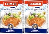 LEIMER Dinkel-Roggen-Brösel 250g - Inspriert vom bayerischen König Ludwig II. mit lockerer und zarter Struktur für einen malzigen crisp ( 1x 250g) (Packung mit 2)