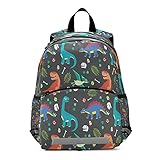 Kinder-Rucksack, lustige Dinosaurier-Kindergarten-Schultasche für Kleinkinder, Mädchen, Jungen, Farbe 3, Einheitsgröße, Reisen