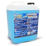 INOX® Arctic Scheibenenteiser 5L Kanister - Effektiver Scheiben Entfroster Auto wirksam bis -40°C - Scheibenenteiser Auto ohne Kratzen - Scheiben Entfroster für klare Sicht
